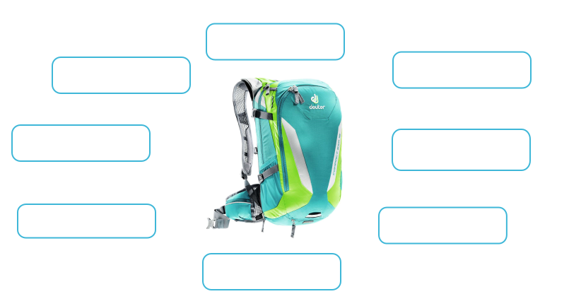 Komfort- und Sicherheitsmerkmale Compact EXP 16 Deuter Compact EXP 16